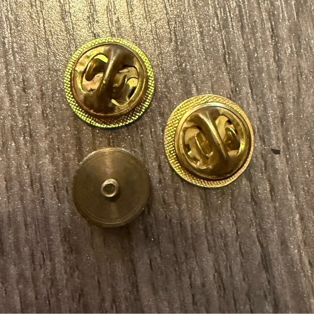Lot of 3 Vintage LLL Lutheran Laymen’s League Enamel Lapel Pins – Red White blue